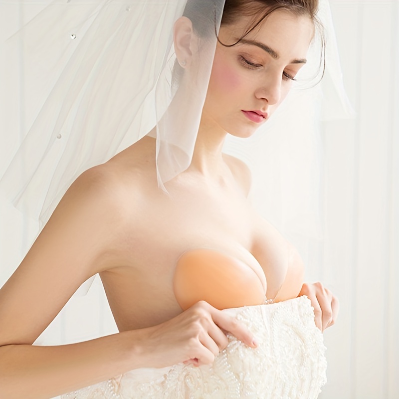 Plunge Bra Push Up - Parche de silicona para senos femeninos,