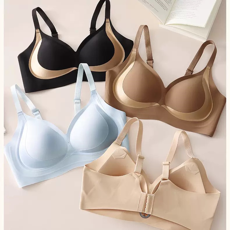 Wirefree Bra Comfort - Sujetador push-up moderno para mujer, tallas