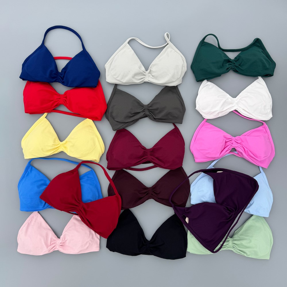 Underwire Bra Padded - Top Deportivo con Tirantes para Mujer,