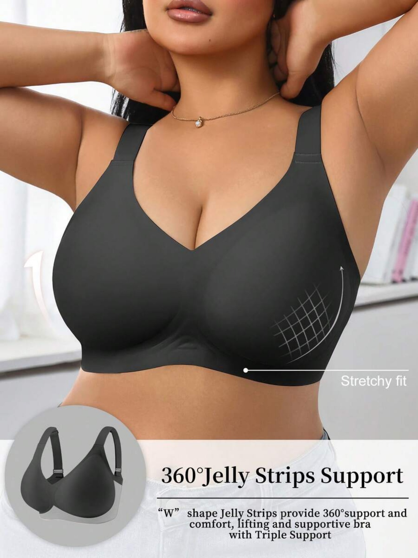 Sujetador deportivo de alto so - Wirefree Bra Comfort reseña y precio