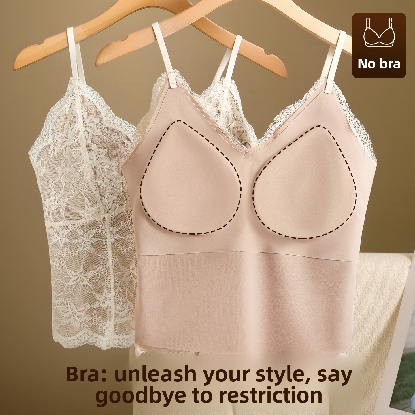 Top de tirantes sexy de encaje - Cotton Bra Everyday reseña y precio